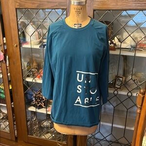 Under Armour Teal Long Sleeve Graphic Tunic